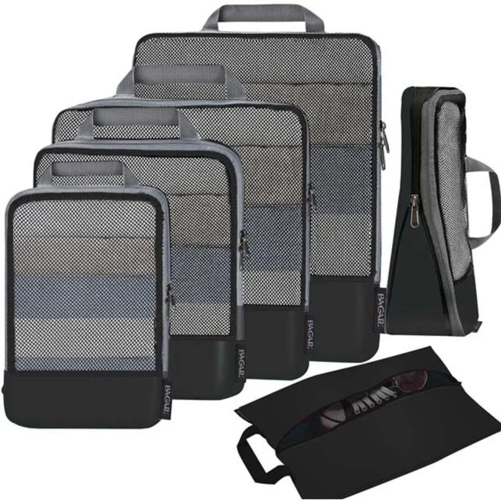 4 Set/6 Set/8 Set Compression Packing Cubes Travel Accessories Expandable